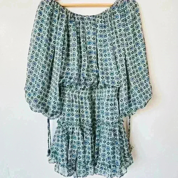 NWT! MISA LOS ANGELES Zonia Off-The-Shoulder Mini Dress - Picture 4 of 11